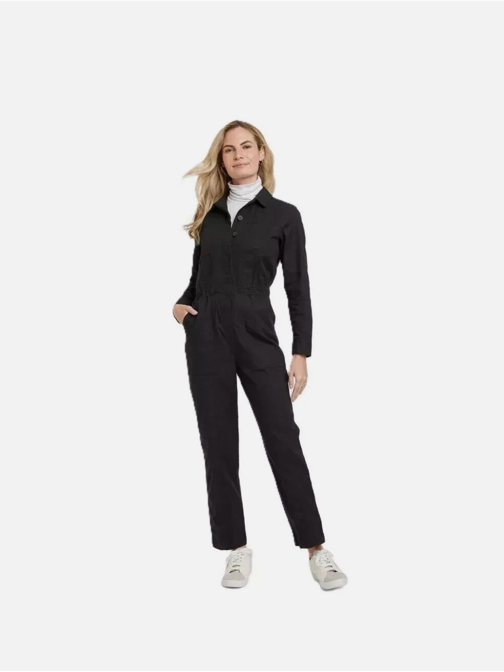 💕NWT Universal Thread Black Utility Jumpsuit size 6